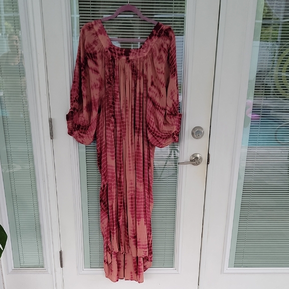 Free Love Dresses & Skirts - Tree Of Life Free Love Way Farer Tie-Dye Maxi Dress Free Size NWOT